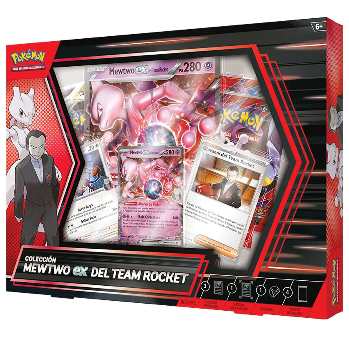Caja Team Rocket Mewtwo EX